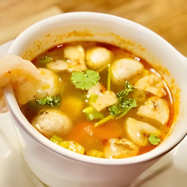 Lemongrass tom yum soup