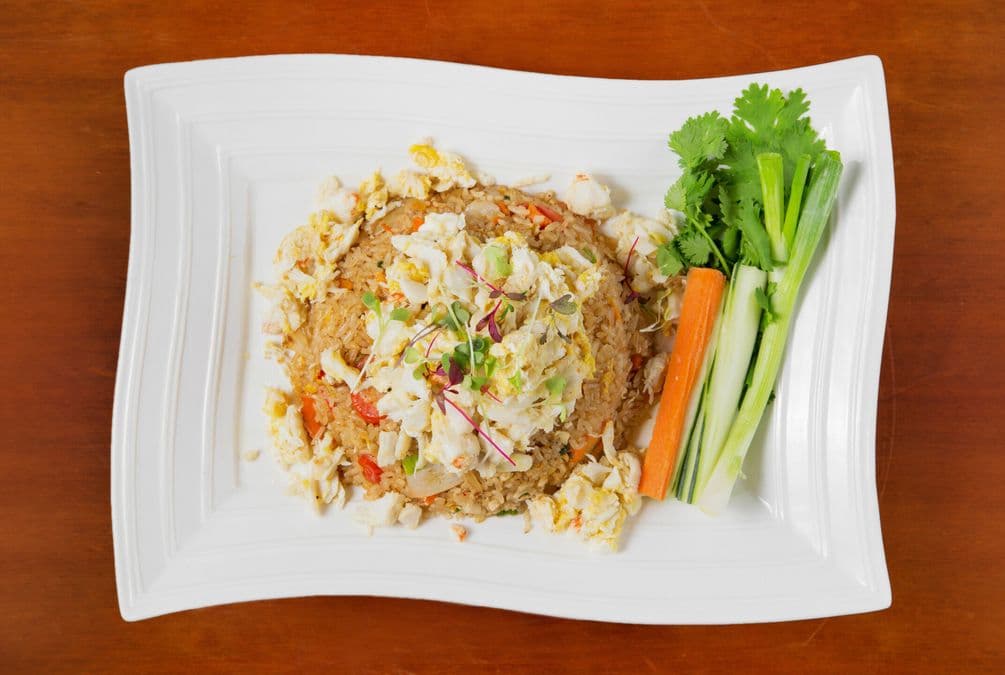 Jumbo Lump Crab Meat Pineapple Fried Rice